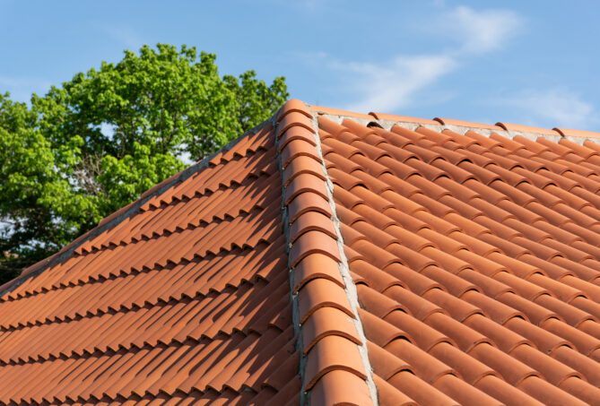 Brickmongers wessex clay roof tiles