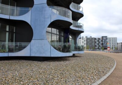 GRC cladding facade at Metropolis