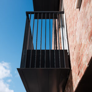 Black Aluminium Balcony at London Project