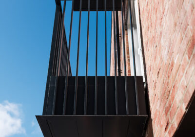 Black Aluminium Balcony at London Project