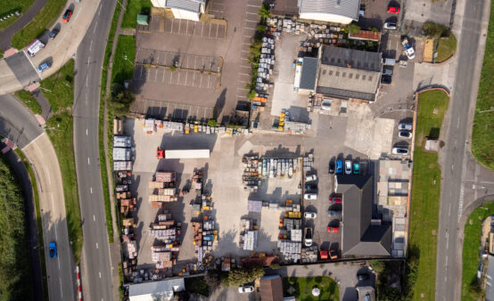 Bricks, pavers, masonry and cladding stocked at Brickability Bridgend stock yard.