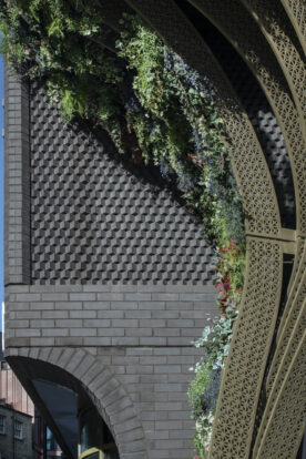 Brick Slip Cladding on BoTree Hotel Facade