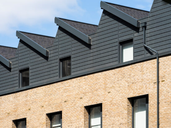 Buff bricks at Kings Stables Road