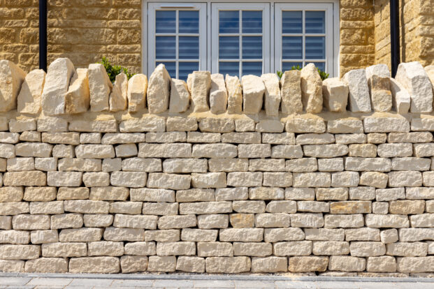 Cotswolds drystone walling