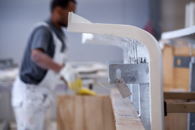 GRC Cladding production at BB Fiberbeton