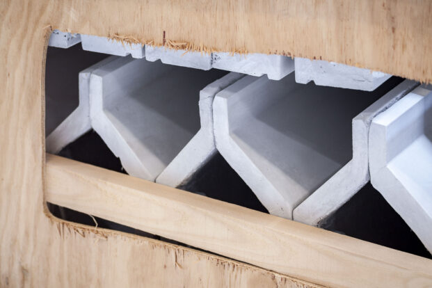 GRC production moulds at BB Fiberbeton factory
