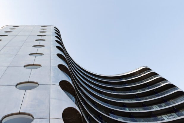 Glass reinforced cladding at Metropolis project