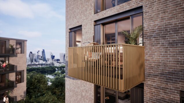 Gold Balcony in Situ