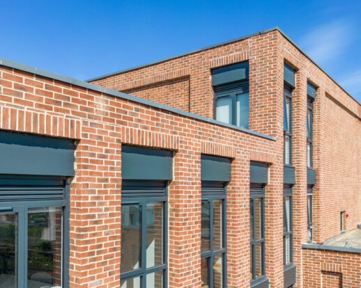 Sustainabrick brick slip cladding at Agard Street Derby