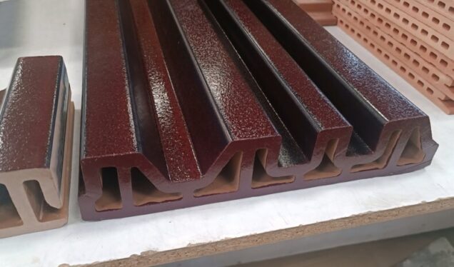 Terracotta Samples with sprayed edges