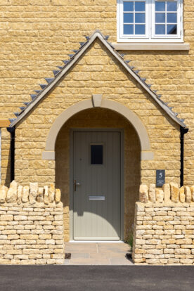 Walling stone arch and drystone walling