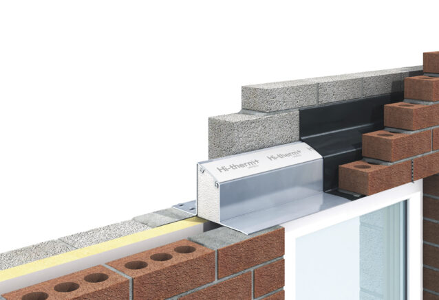 A 3d illustration demonstrating how a lintel works in construction.