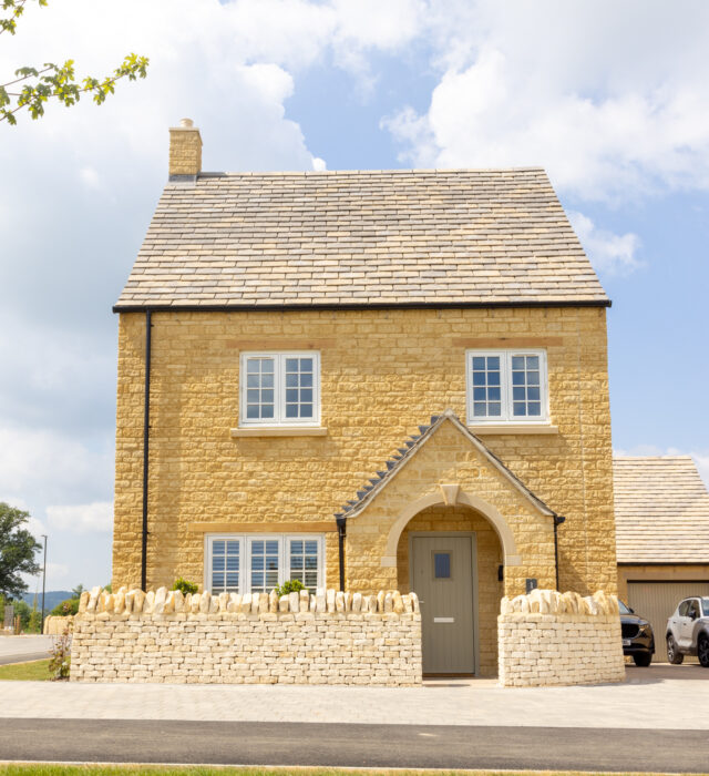 Natural walling stone in the Cotswolds