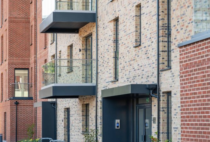 Sustainabrick Brick Cladding at Mill Street Slough